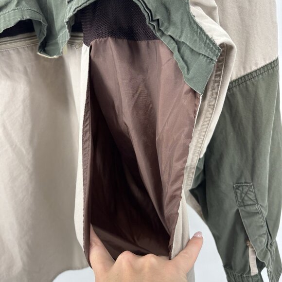 Woolrich Shirt Mens 2XL Green Canvas Outdoor Guide Collection Shooting Hunting - Picture 9 of 12